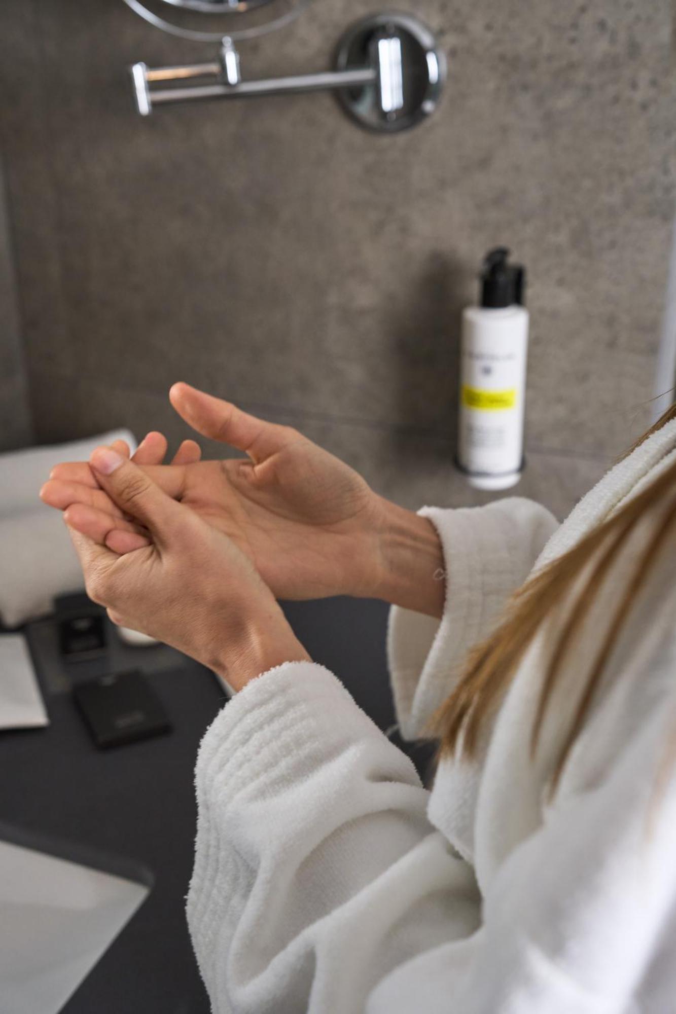 Pullman Santiago El Bosque Hotel Ngoại thất bức ảnh Hand washing